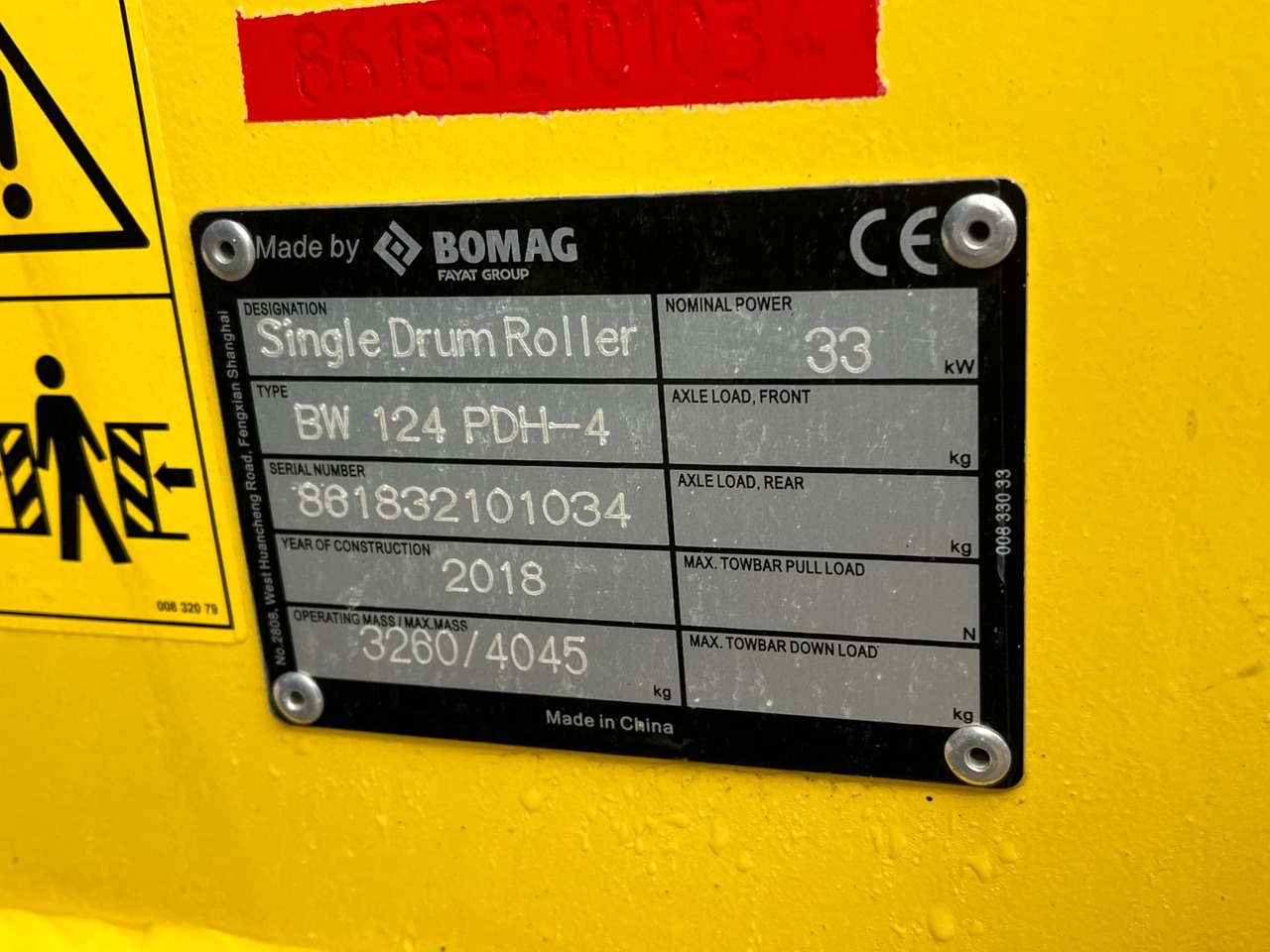 BOMAG Walzenzug BW 124 PDH-4 Planierschild 100 Bstd. - 压实机:图5 BOMAG Walzenzug BW 124 PDH-4 Planierschild 100 Bstd. - 压实机:图5