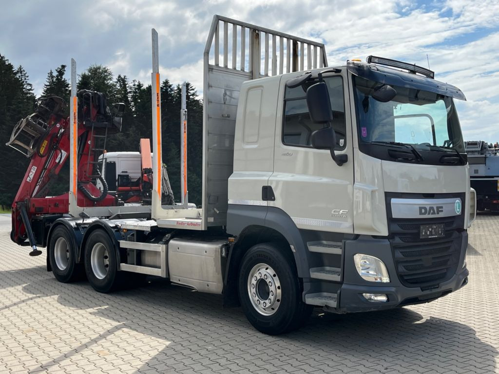 DAF CF 460 6x4 mit Riedler Holzaufb. Penz Kran 12Z DAF CF 460 6x4 mit Riedler Holzaufb. Penz Kran 12Z - 木材运输车, 起重车:图2 DAF CF 460 6x4 mit Riedler Holzaufb. Penz Kran 12Z DAF CF 460 6x4 mit Riedler Holzaufb. Penz Kran 12Z - 木材运输车, 起重车:图2