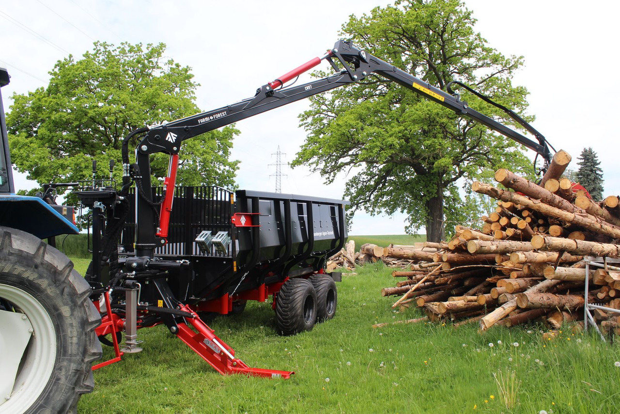 Farmi Rückewagen 12to-7,20m Kran - Astwanne Hardox - 林业拖车:图1 Farmi Rückewagen 12to-7,20m Kran - Astwanne Hardox - 林业拖车:图1
