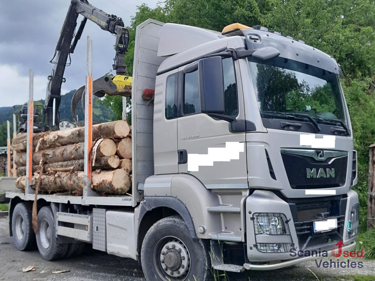 MAN TGS 33.500 6X4 HydroDrive + Penz 12Z - 木材运输车, 起重车:图1 MAN TGS 33.500 6X4 HydroDrive + Penz 12Z - 木材运输车, 起重车:图1