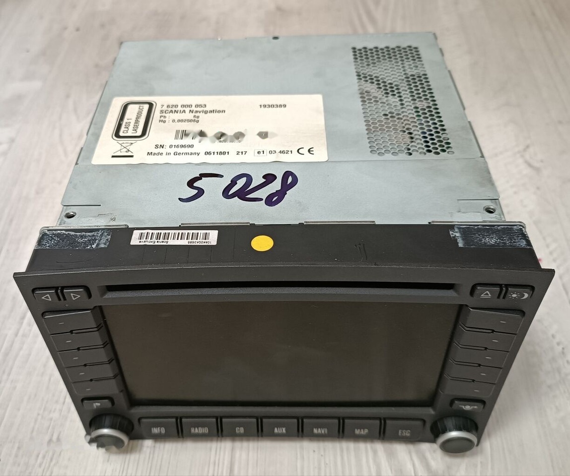 Bosch SCANIA SAT NAV, DVD/CD PLAYER Scania - 导航系统 适用于 卡车:图3 Bosch SCANIA SAT NAV, DVD/CD PLAYER Scania - 导航系统 适用于 卡车:图3