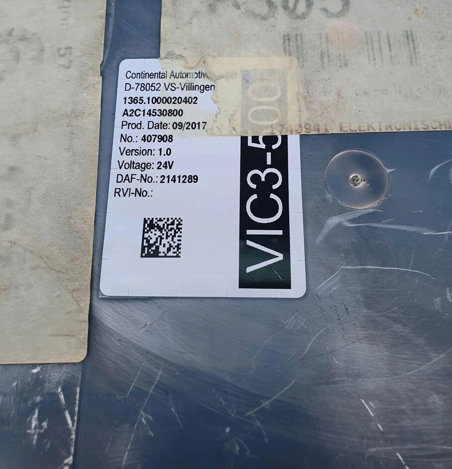 DAF - ECU 适用于 卡车:图3 DAF - ECU 适用于 卡车:图3