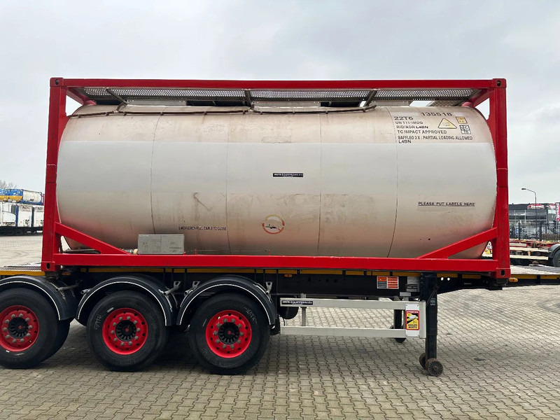 Burg 20FT ADR (EX/II, EX/III, FL, AT) Chassis + Tankcontainer 26.000L /3 baffels - 液罐半拖车:图3 Burg 20FT ADR (EX/II, EX/III, FL, AT) Chassis + Tankcontainer 26.000L /3 baffels - 液罐半拖车:图3