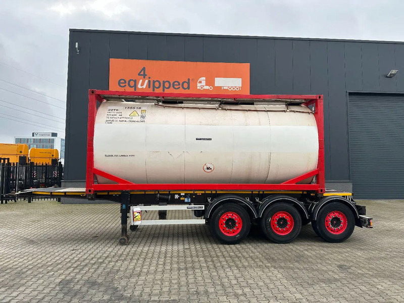 Burg 20FT ADR (EX/II, EX/III, FL, AT) Chassis + Tankcontainer 26.000L /3 baffels - 液罐半拖车:图2 Burg 20FT ADR (EX/II, EX/III, FL, AT) Chassis + Tankcontainer 26.000L /3 baffels - 液罐半拖车:图2