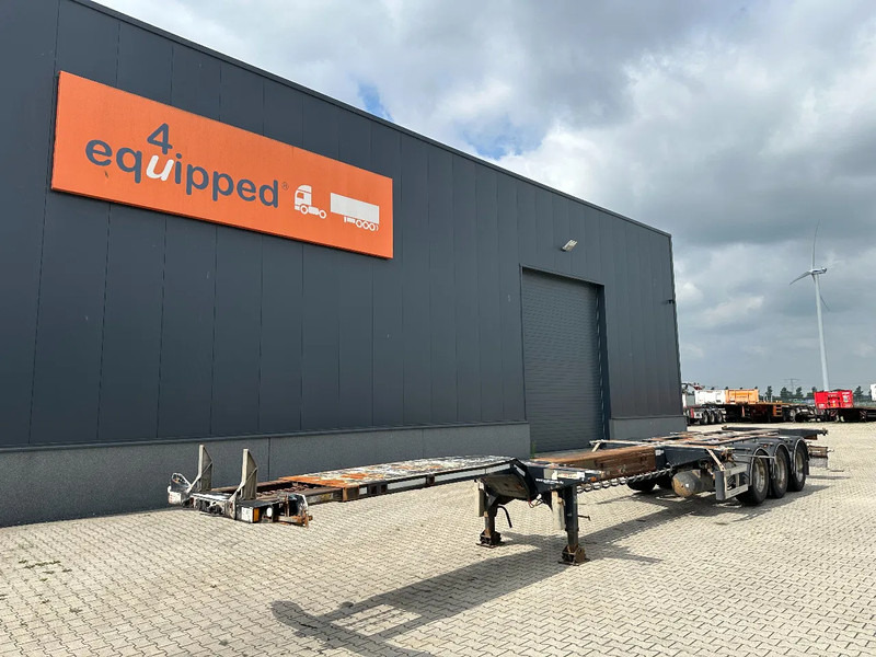 D-Tec FLEXITRAILER, 45FT HC MULTI, SAF + drum, liftaxle, NL-chassis - 集装箱运输车/ 可拆卸车身的半拖车:图1 D-Tec FLEXITRAILER, 45FT HC MULTI, SAF + drum, liftaxle, NL-chassis - 集装箱运输车/ 可拆卸车身的半拖车:图1