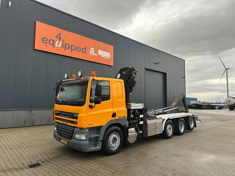 DAF CF 85.410 8x2 / HMF 3000 K6 crane (30T/m 6x extendable) + remote / HYVALIFT 26Tkg HOOK, / EURO-5 / NL-TRUCK - 吊钩升降车, 起重车:图3 DAF CF 85.410 8x2 / HMF 3000 K6 crane (30T/m 6x extendable) + remote / HYVALIFT 26Tkg HOOK, / EURO-5 / NL-TRUCK - 吊钩升降车, 起重车:图3