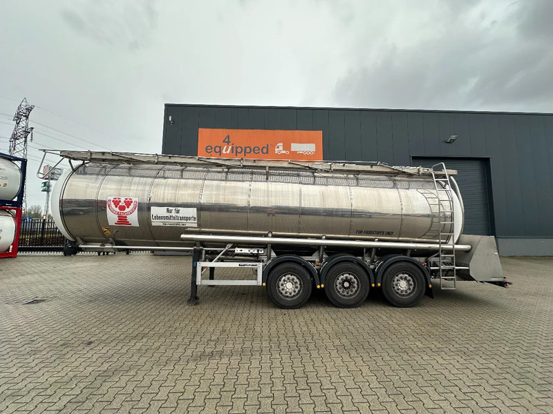 Feldbinder FOOD / LEVENSMIDDELEN / LEBENSMITTEL / 33.500L / 3-COMP / PUMP / NL-trailer / APK: 05-2026 - 液罐半拖车:图2 Feldbinder FOOD / LEVENSMIDDELEN / LEBENSMITTEL / 33.500L / 3-COMP / PUMP / NL-trailer / APK: 05-2026 - 液罐半拖车:图2