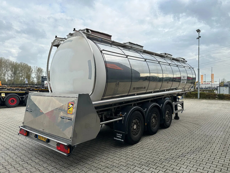 Feldbinder FOOD / LEVENSMIDDELEN / LEBENSMITTEL / 33.500L / 3-COMP / PUMP / NL-trailer / APK: 10-2026 - 液罐半拖车:图3 Feldbinder FOOD / LEVENSMIDDELEN / LEBENSMITTEL / 33.500L / 3-COMP / PUMP / NL-trailer / APK: 10-2026 - 液罐半拖车:图3