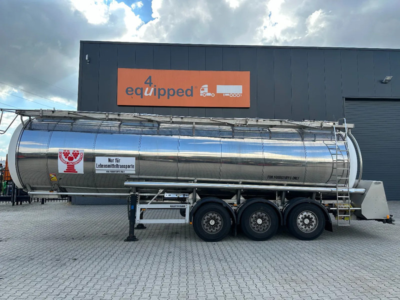Feldbinder LEVENSMIDDELEN / FOOD / LEBENSMITTEL / 33.500L / 3-COMP / POMP / NL-trailer / APK: 03-2026 - 液罐半拖车:图2 Feldbinder LEVENSMIDDELEN / FOOD / LEBENSMITTEL / 33.500L / 3-COMP / POMP / NL-trailer / APK: 03-2026 - 液罐半拖车:图2