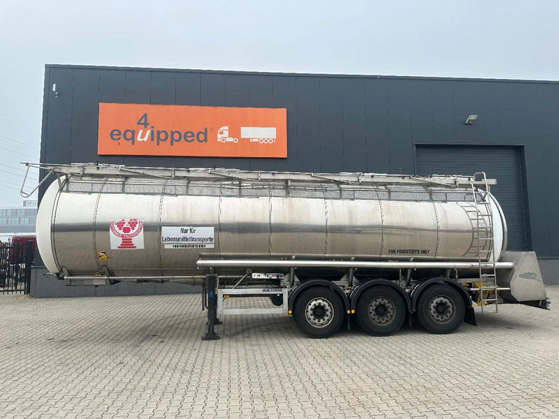 Feldbinder LEVENSMIDDELEN / FOOD / LEBENSMITTEL / 33.500L / 3-COMP / POMP / NL-trailer / APK: 09-2026, 10x beschikbaar - 液罐半拖车:图2 Feldbinder LEVENSMIDDELEN / FOOD / LEBENSMITTEL / 33.500L / 3-COMP / POMP / NL-trailer / APK: 09-2026, 10x beschikbaar - 液罐半拖车:图2