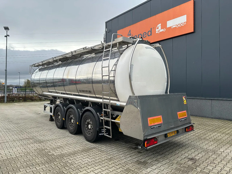 Feldbinder LEVENSMIDDELEN / FOOD / LEBENSMITTEL / 33.500L / 3-COMP / POMP / NL-trailer / APK: 12-2026, 10x beschikbaar - 液罐半拖车:图4 Feldbinder LEVENSMIDDELEN / FOOD / LEBENSMITTEL / 33.500L / 3-COMP / POMP / NL-trailer / APK: 12-2026, 10x beschikbaar - 液罐半拖车:图4