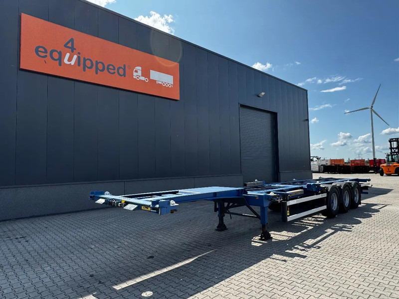 集装箱运输车/ 可拆卸车身的半拖车 Groenewegen 40FT HC-chassis, BPW+Trommel, Liftachse, NL-Chassis：图1