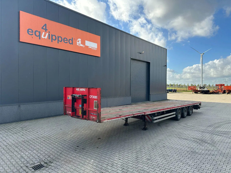 KEL-BERG HEAVY-DUTY MEGA PLATFORM, 1x 40FT / 2x 20FT HECKBÜNDIG, SAF + SCHEIBEBREMSEN, NL Auflieger - 栏板式/ 平板半拖车:图1 KEL-BERG HEAVY-DUTY MEGA PLATFORM, 1x 40FT / 2x 20FT HECKBÜNDIG, SAF + SCHEIBEBREMSEN, NL Auflieger - 栏板式/ 平板半拖车:图1