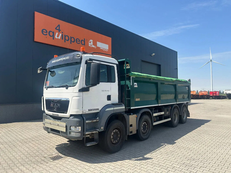 MAN TGS 35.440 AJK HARDOX KIPPER (16.5m3), 8x4, MANUAL, EURO-5, TWIN-STEER, BIG AXLES - 翻斗车:图2 MAN TGS 35.440 AJK HARDOX KIPPER (16.5m3), 8x4, MANUAL, EURO-5, TWIN-STEER, BIG AXLES - 翻斗车:图2