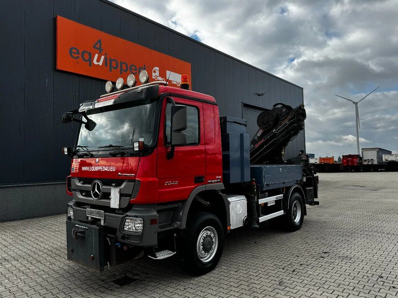 Mercedes-Benz Actros 2046 4x4 / FULL SPRING / HIAB 288 EP 5 HIPRO Crane / EURO-5 - 起重车:图3 Mercedes-Benz Actros 2046 4x4 / FULL SPRING / HIAB 288 EP 5 HIPRO Crane / EURO-5 - 起重车:图3