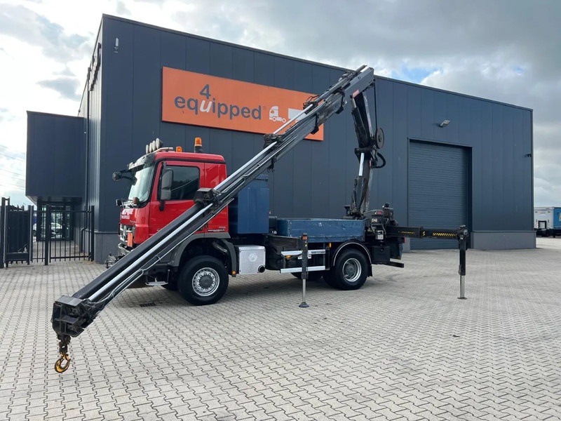 Mercedes-Benz Actros 2046 4x4 / FULL SPRING / HIAB 288 EP 5 HIPRO Crane / EURO-5 - 起重车:图4 Mercedes-Benz Actros 2046 4x4 / FULL SPRING / HIAB 288 EP 5 HIPRO Crane / EURO-5 - 起重车:图4