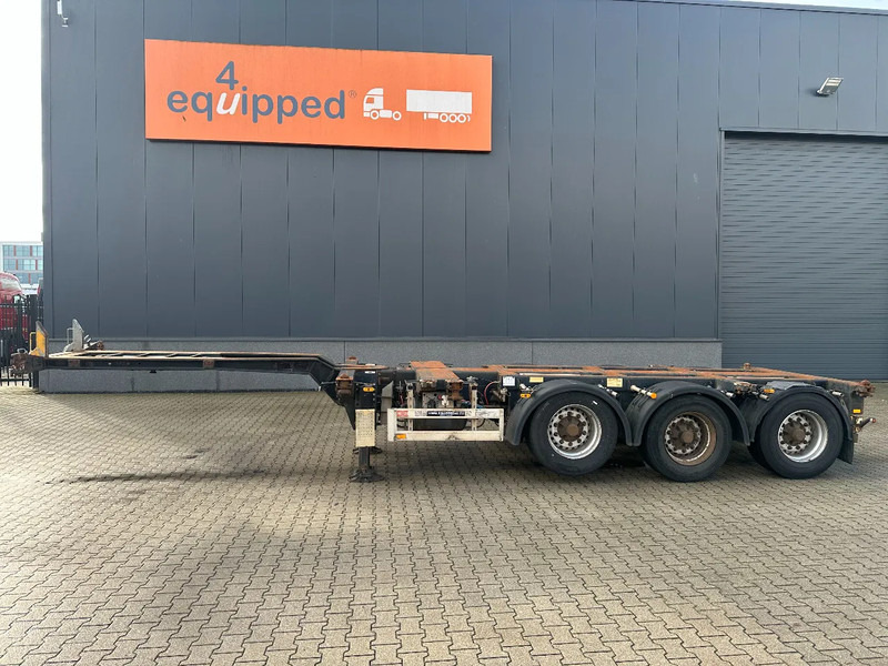 Pacton 45FT HC multi (3x extendable) / liftaxle / BPW drum / NL-chassis - 集装箱运输车/ 可拆卸车身的半拖车:图4 Pacton 45FT HC multi (3x extendable) / liftaxle / BPW drum / NL-chassis - 集装箱运输车/ 可拆卸车身的半拖车:图4
