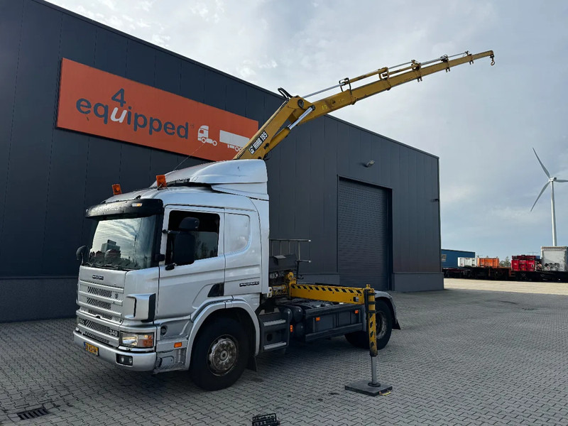 Scania P114-340 + HIAB 19-5 crane + remote / Euro-3 / 3 pedals / NL-truck / APK: 12-2025 - 起重车:图2 Scania P114-340 + HIAB 19-5 crane + remote / Euro-3 / 3 pedals / NL-truck / APK: 12-2025 - 起重车:图2