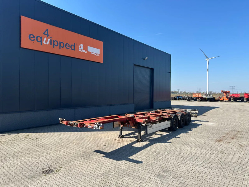 Schmitz Cargobull 40FT HC-chassis, disc, liftaxle, extendable at the rear - 集装箱运输车/ 可拆卸车身的半拖车:图1 Schmitz Cargobull 40FT HC-chassis, disc, liftaxle, extendable at the rear - 集装箱运输车/ 可拆卸车身的半拖车:图1