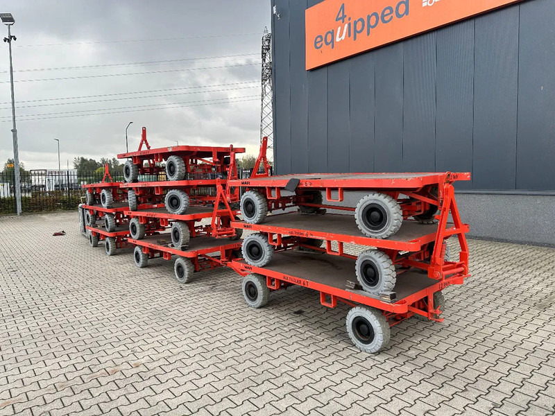 Still + 9x 2016 MAFI double-steered and connectable heavy-duty trailers with 6000kg loading capacity - 栏板式/ 平板拖车:图3 Still + 9x 2016 MAFI double-steered and connectable heavy-duty trailers with 6000kg loading capacity - 栏板式/ 平板拖车:图3