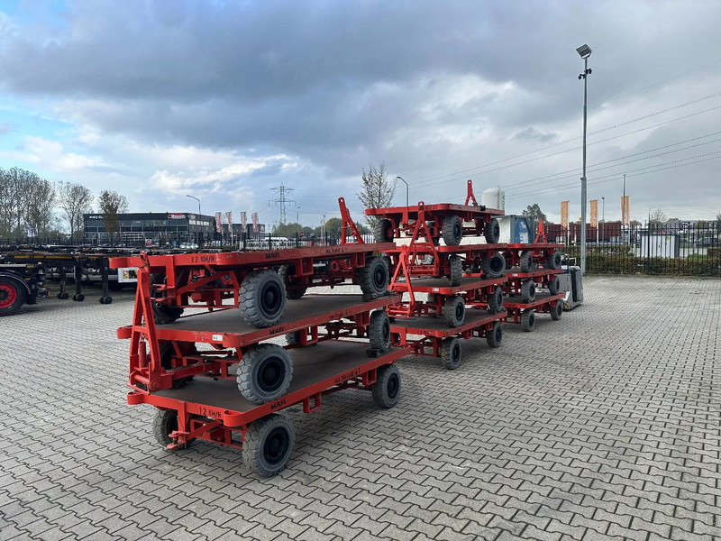 Still + 9x 2016 MAFI double-steered and connectable heavy-duty trailers with 6000kg loading capacity - 栏板式/ 平板拖车:图4 Still + 9x 2016 MAFI double-steered and connectable heavy-duty trailers with 6000kg loading capacity - 栏板式/ 平板拖车:图4