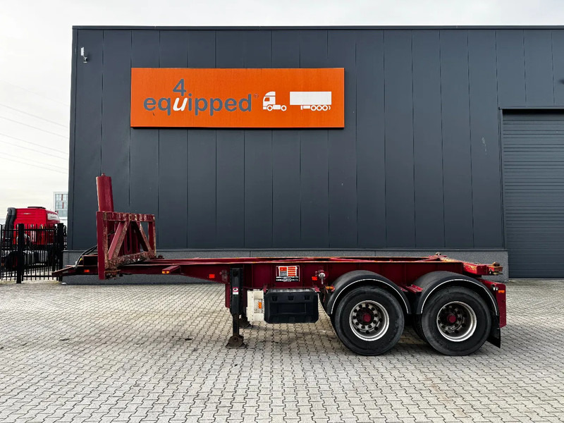 Van Hool 2 AXLE 20FT TIPPING-CHASSIS / TWIN-TIRES / BPW + DISC / ALCOA - 集装箱运输车/ 可拆卸车身的半拖车:图2 Van Hool 2 AXLE 20FT TIPPING-CHASSIS / TWIN-TIRES / BPW + DISC / ALCOA - 集装箱运输车/ 可拆卸车身的半拖车:图2