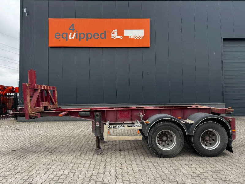 Van Hool 2 AXLE 20FT TIPPING-CHASSIS, TWIN-TIRES, BPW + DRUM, ALCOA - 集装箱运输车/ 可拆卸车身的半拖车:图2 Van Hool 2 AXLE 20FT TIPPING-CHASSIS, TWIN-TIRES, BPW + DRUM, ALCOA - 集装箱运输车/ 可拆卸车身的半拖车:图2