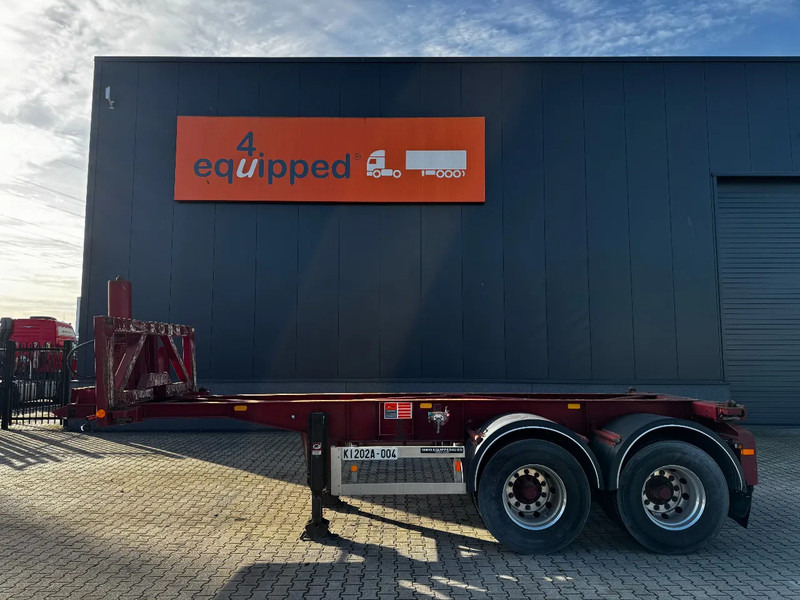 Van Hool 2 AXLE 20FT TIPPING-CHASSIS, TWIN-TIRES, BPW + DRUM, ALCOA - 集装箱运输车/ 可拆卸车身的半拖车:图2 Van Hool 2 AXLE 20FT TIPPING-CHASSIS, TWIN-TIRES, BPW + DRUM, ALCOA - 集装箱运输车/ 可拆卸车身的半拖车:图2