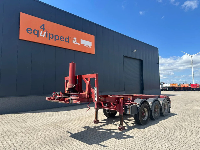 Van Hool 3 AXLE 20FT TIPPING-CHASSIS, BPW + DRUMBRAKES - 集装箱运输车/ 可拆卸车身的半拖车:图1 Van Hool 3 AXLE 20FT TIPPING-CHASSIS, BPW + DRUMBRAKES - 集装箱运输车/ 可拆卸车身的半拖车:图1