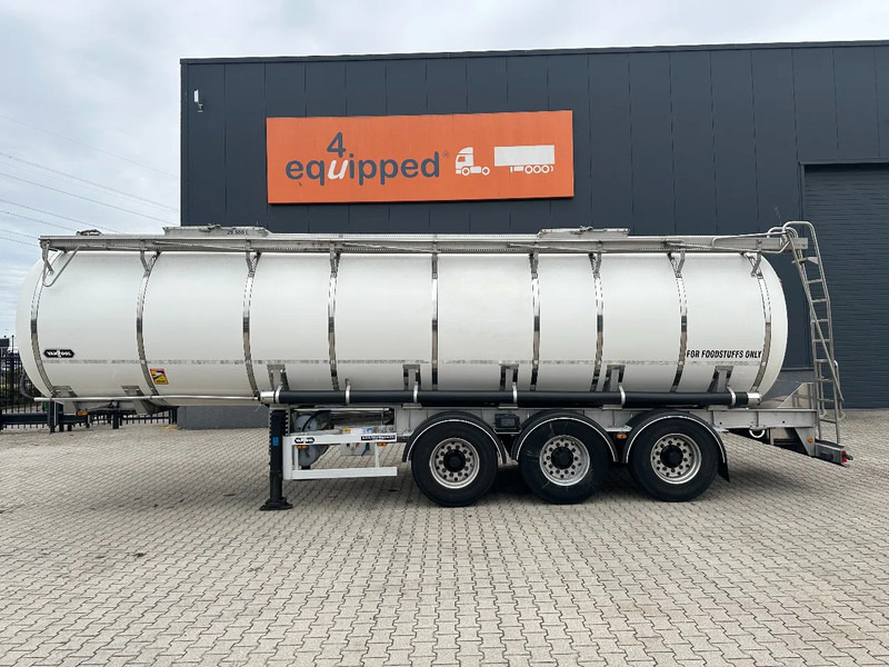 Van Hool FOOD / RVS chassis / empty weight: 5.860kg / 29.500L / 1-comp.+ 1 baffel / discbrakes / NL / APK: 05/2026 - 液罐半拖车:图2 Van Hool FOOD / RVS chassis / empty weight: 5.860kg / 29.500L / 1-comp.+ 1 baffel / discbrakes / NL / APK: 05/2026 - 液罐半拖车:图2