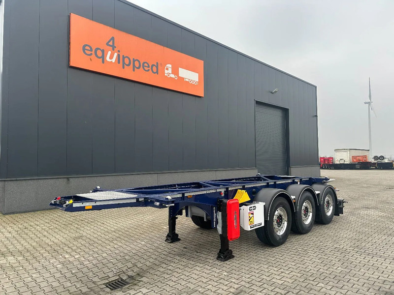 Van Hool NEW / DIRECT AVAILABLE 20FT ADR-CHASSIS, EMPTY WEIGHT: 3.300KG, DISCBRAKES, 3x available, ALU WHEELS - 集装箱运输车/ 可拆卸车身的半拖车:图1 Van Hool NEW / DIRECT AVAILABLE 20FT ADR-CHASSIS, EMPTY WEIGHT: 3.300KG, DISCBRAKES, 3x available, ALU WHEELS - 集装箱运输车/ 可拆卸车身的半拖车:图1