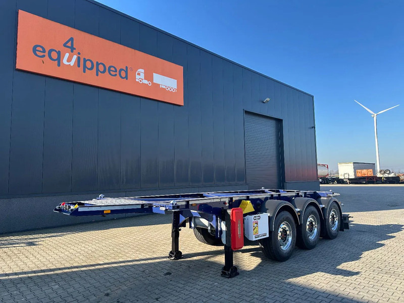 Van Hool NEW / DIRECT AVAILABLE 20FT ADR-CHASSIS, EMPTY WEIGHT: 3.300KG, DISCBRAKES, 3x available, ALU WHEELS - 集装箱运输车/ 可拆卸车身的半拖车:图1 Van Hool NEW / DIRECT AVAILABLE 20FT ADR-CHASSIS, EMPTY WEIGHT: 3.300KG, DISCBRAKES, 3x available, ALU WHEELS - 集装箱运输车/ 可拆卸车身的半拖车:图1