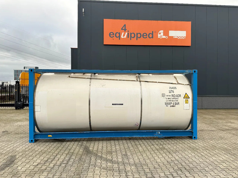 Welfit Oddy 20FT ISO, T12, 25.100L /1-COMP / BAFFELS, ADR-tests valid until 02/2027 - 储罐:图2 Welfit Oddy 20FT ISO, T12, 25.100L /1-COMP / BAFFELS, ADR-tests valid until 02/2027 - 储罐:图2