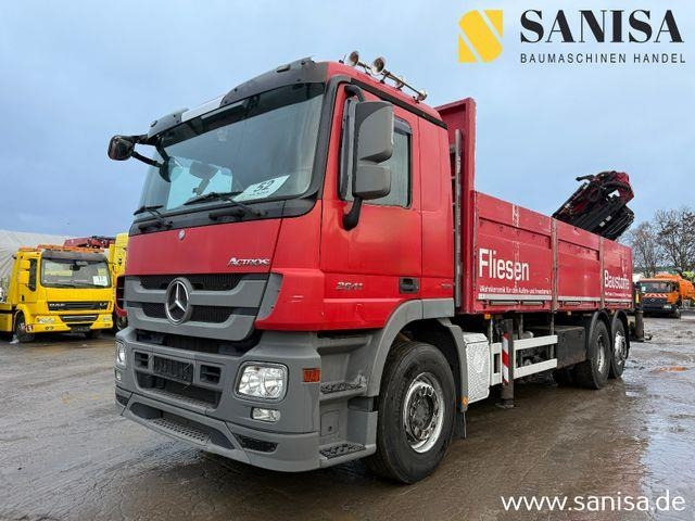 Mercedes-Benz Actros 2541/Kran/PK 34002-SH E/FlyJib/Funk/31Met - 栏板式/ 平板卡车:图1 Mercedes-Benz Actros 2541/Kran/PK 34002-SH E/FlyJib/Funk/31Met - 栏板式/ 平板卡车:图1