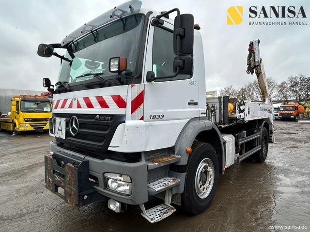 Mercedes-Benz Axor 1833 K/Blatt-Blatt/Tele. /Anbauplatte - 箕斗装载车:图1 Mercedes-Benz Axor 1833 K/Blatt-Blatt/Tele. /Anbauplatte - 箕斗装载车:图1