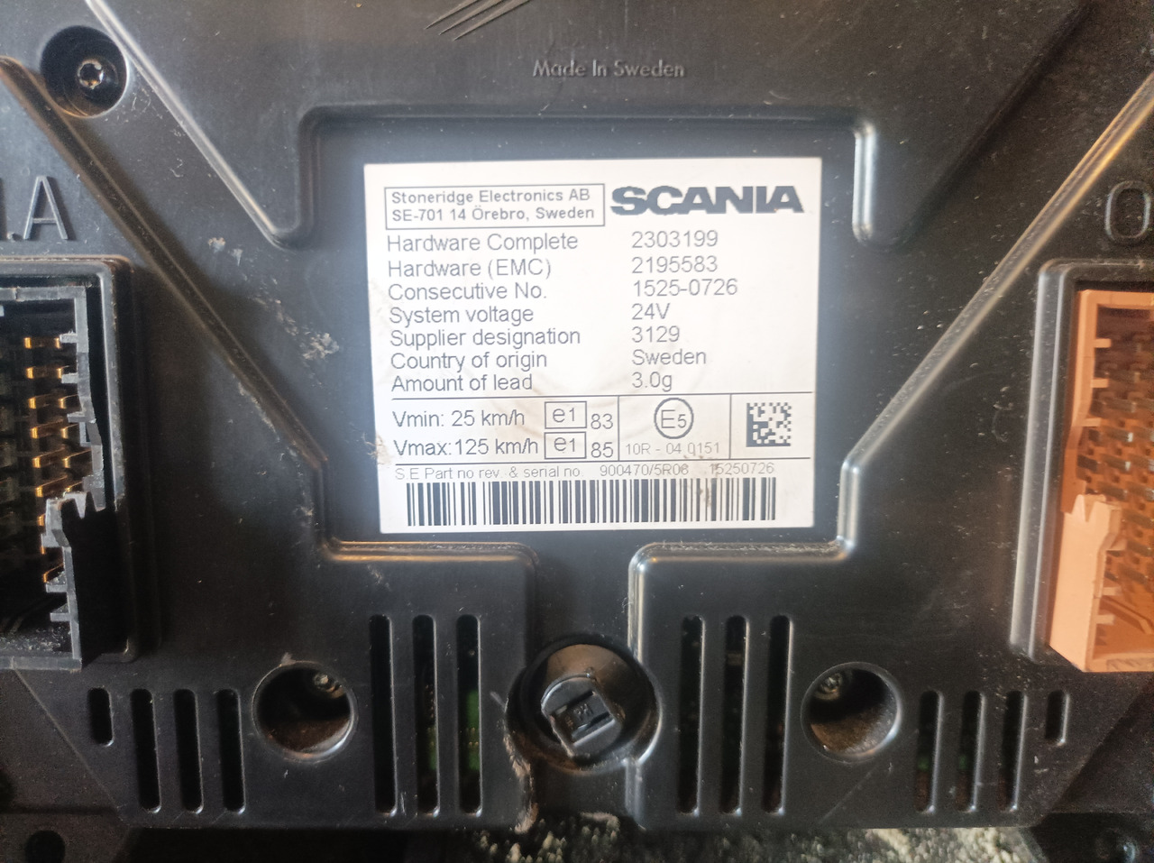 Scania Scania - 仪表板:图2 Scania Scania - 仪表板:图2