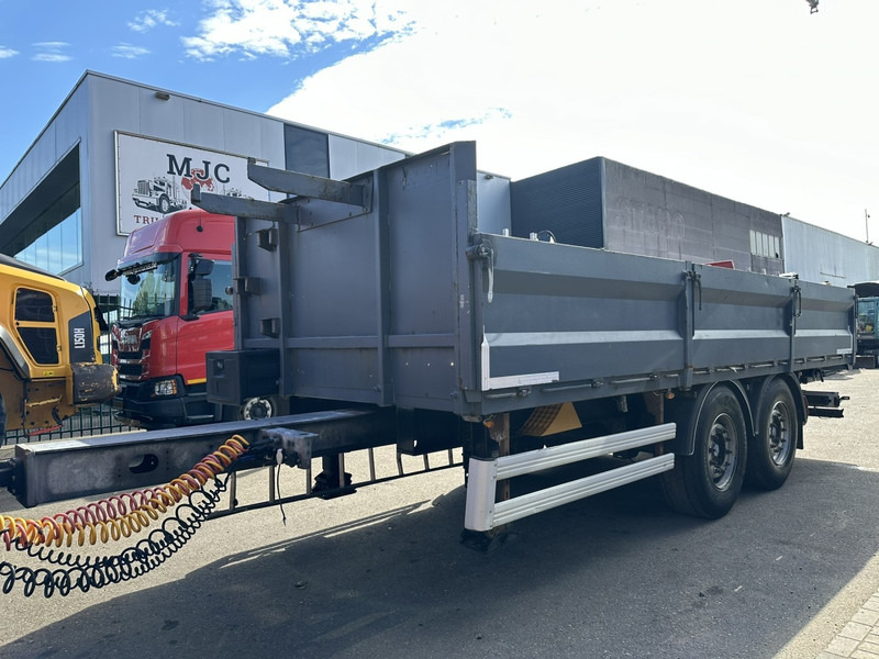 A&D ZA 18 2-AS AANHANGER - 6m50 - GROTE WIELEN - BELGISCHE PAPIEREN - LUCHTVERING / AIR SUSPENSION - 栏板式/ 平板拖车:图4 A&D ZA 18 2-AS AANHANGER - 6m50 - GROTE WIELEN - BELGISCHE PAPIEREN - LUCHTVERING / AIR SUSPENSION - 栏板式/ 平板拖车:图4