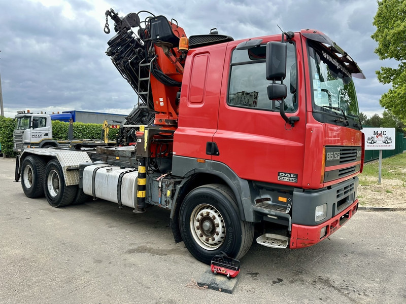 DAF 85 CF 430 6x4 TRACTOR + CRANE PK 32.000 F (7x) + WINCH - EURO 2 - MANUAL ZF - HUB REDUCTION / STEEL SPRING - BE TRUCK - 牵引车:图1 DAF 85 CF 430 6x4 TRACTOR + CRANE PK 32.000 F (7x) + WINCH - EURO 2 - MANUAL ZF - HUB REDUCTION / STEEL SPRING - BE TRUCK - 牵引车:图1