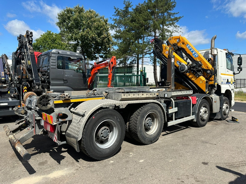 DAF CF 480 8x4 HOOKLIFT + CRANE (19m!) EFFER 205 / 6S + WINCH - RETARDER - *165.000km* - VERY NICE - 起重车:图4 DAF CF 480 8x4 HOOKLIFT + CRANE (19m!) EFFER 205 / 6S + WINCH - RETARDER - *165.000km* - VERY NICE - 起重车:图4