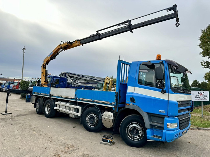 DAF CF 85.360 8x2 PLATFORM 7m35 + CRANE EFFER 165-3S + RADIO - MANUAL GEARBOX ZF - EURO 5 - BE TRUCK - 起重车:图1 DAF CF 85.360 8x2 PLATFORM 7m35 + CRANE EFFER 165-3S + RADIO - MANUAL GEARBOX ZF - EURO 5 - BE TRUCK - 起重车:图1