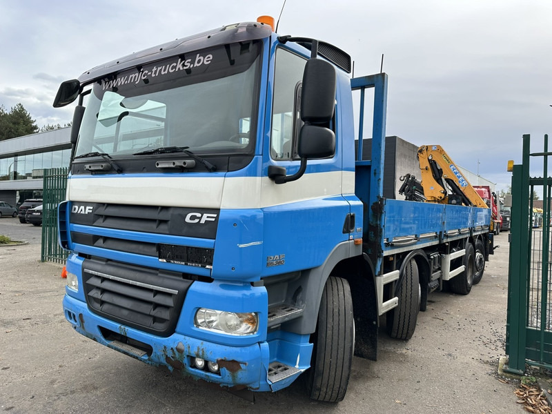 DAF CF 85.360 8x2 PLATFORM 7m35 + CRANE EFFER 165-3S + RADIO - MANUAL GEARBOX ZF - EURO 5 - BE TRUCK - 起重车:图4 DAF CF 85.360 8x2 PLATFORM 7m35 + CRANE EFFER 165-3S + RADIO - MANUAL GEARBOX ZF - EURO 5 - BE TRUCK - 起重车:图4
