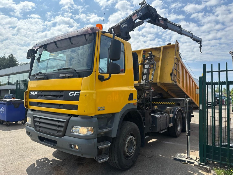 DAF CF 85.410 6X4 21T HOOKLIFT + CRANE HIAB 166-3 HIPRO + ROTATOR - 5/6F - RETARDER - TÜV 10/2025 - EURO 5 - BE TRUCK - 吊钩升降车, 起重车:图4 DAF CF 85.410 6X4 21T HOOKLIFT + CRANE HIAB 166-3 HIPRO + ROTATOR - 5/6F - RETARDER - TÜV 10/2025 - EURO 5 - BE TRUCK - 吊钩升降车, 起重车:图4