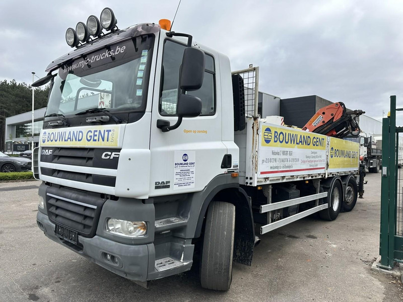 DAF CF 85.460 6x2 LIFT+LENK ACHSE + KRAN PALFINGER PK 18500 (3x) + RADIO + ROTATOR - EURO 5 - AS TRONIC - BE TRUCK - 栏板式/ 平板卡车, 起重车:图4 DAF CF 85.460 6x2 LIFT+LENK ACHSE + KRAN PALFINGER PK 18500 (3x) + RADIO + ROTATOR - EURO 5 - AS TRONIC - BE TRUCK - 栏板式/ 平板卡车, 起重车:图4