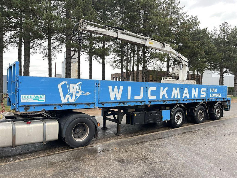 Kwb STEENOPLEGGER KRAAN HIAB R130-F2 - 2x EXT + ROTATOR - 2x STUURASSEN - SCHIJFREMMEN - SAF ASSEN - 栏板式/ 平板半拖车:图1 Kwb STEENOPLEGGER KRAAN HIAB R130-F2 - 2x EXT + ROTATOR - 2x STUURASSEN - SCHIJFREMMEN - SAF ASSEN - 栏板式/ 平板半拖车:图1