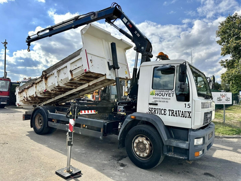 MAN LC 18.280 18T 4x2 TIPPER + CRANE (2018!!!) HIAB 099 E-2 DUO (921h!) - *157.000km* - FULL AIR - BE TRUCK - 翻斗车, 起重车:图1 MAN LC 18.280 18T 4x2 TIPPER + CRANE (2018!!!) HIAB 099 E-2 DUO (921h!) - *157.000km* - FULL AIR - BE TRUCK - 翻斗车, 起重车:图1