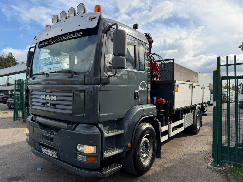 MAN TGA 18.350 4x2 TIPPER + CRANE HMF 1110 K2 + ROTATOR - STEEL SPRING / BLATT / BALLESTAS / LAMES - BE TRUCK - 翻斗车, 起重车:图4 MAN TGA 18.350 4x2 TIPPER + CRANE HMF 1110 K2 + ROTATOR - STEEL SPRING / BLATT / BALLESTAS / LAMES - BE TRUCK - 翻斗车, 起重车:图4