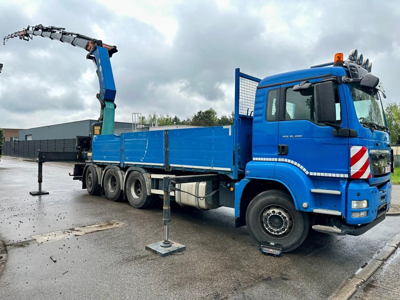 MAN TGS 35.400 8x4 TRIDEM + (32.5m) CRANE HMF 4720 K6 + JIB FJ1000 K4 - PLATFORM 6m - LIFT/STEERING - RADIO - 5E F - BE TRUCK - 起重车:图1 MAN TGS 35.400 8x4 TRIDEM + (32.5m) CRANE HMF 4720 K6 + JIB FJ1000 K4 - PLATFORM 6m - LIFT/STEERING - RADIO - 5E F - BE TRUCK - 起重车:图1