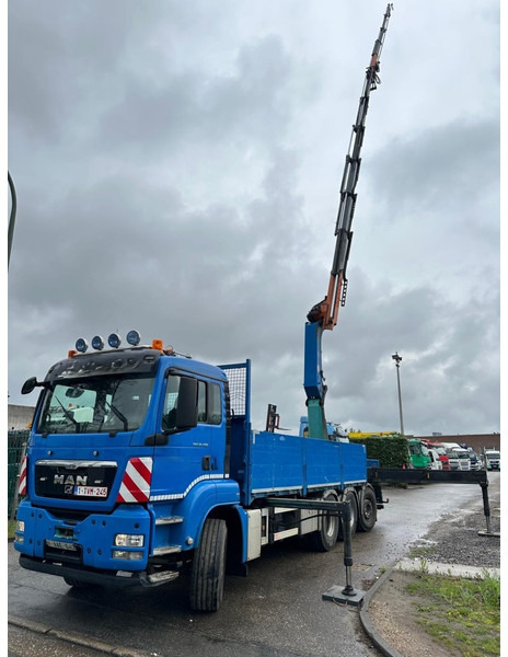 MAN TGS 35.400 8x4 TRIDEM + (32.5m) CRANE HMF 4720 K6 + JIB FJ1000 K4 - PLATFORM 6m - LIFT/STEERING - RADIO - 5E F - BE TRUCK - 起重车:图4 MAN TGS 35.400 8x4 TRIDEM + (32.5m) CRANE HMF 4720 K6 + JIB FJ1000 K4 - PLATFORM 6m - LIFT/STEERING - RADIO - 5E F - BE TRUCK - 起重车:图4