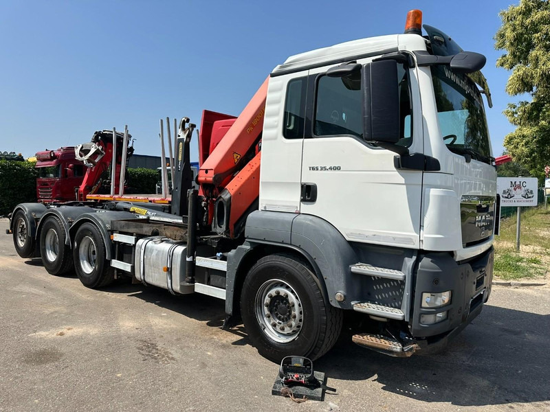 MAN TGS 35.400 8x4 TRIDEM HOOKLIFT T22 + CRANE PALFINGER PK 18001 EH + RADIO - EURO 5 - LIFT/STEERING AXLE - BE TRUCK - 吊钩升降车, 起重车:图3 MAN TGS 35.400 8x4 TRIDEM HOOKLIFT T22 + CRANE PALFINGER PK 18001 EH + RADIO - EURO 5 - LIFT/STEERING AXLE - BE TRUCK - 吊钩升降车, 起重车:图3