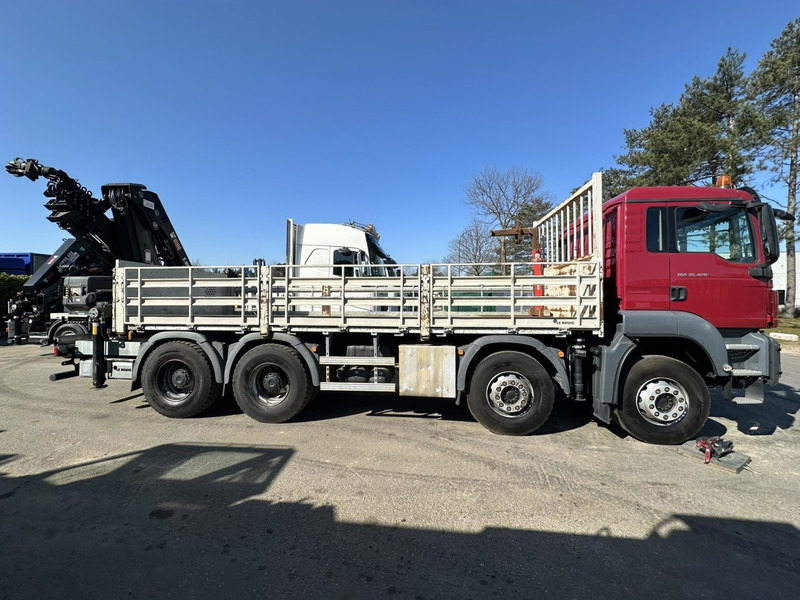 MAN TGS 35.420 8x4 + CRANE HIAB X-HIPRO 302 EP-5 - 192.000km - ROTATOR - 5/6 F - PLATFORM 6m55 - AIR SUSPENSION - TUV 06/2025 - TOP CONDITION - 栏板式/ 平板卡车, 起重车:图4 MAN TGS 35.420 8x4 + CRANE HIAB X-HIPRO 302 EP-5 - 192.000km - ROTATOR - 5/6 F - PLATFORM 6m55 - AIR SUSPENSION - TUV 06/2025 - TOP CONDITION - 栏板式/ 平板卡车, 起重车:图4